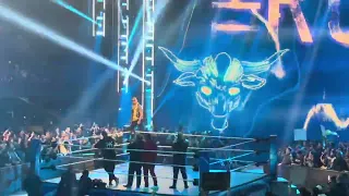 The Rock smackdown entrance live