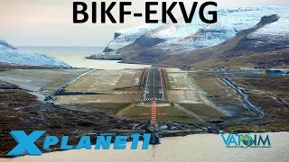 X-Plane 11 | Faroe Islands Approach!! | B737 | VATSIM | Keflavik - Faroe Islands!!