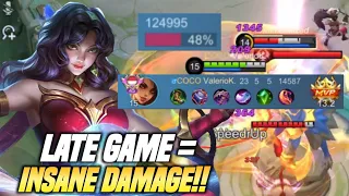 WHY LATE GAME MAGIC ESMERALDA IS THE BEST! 🔥 THE POWER OF BLOOD WINGSS! | ESMERALDA GAMEPLAY | MLBB