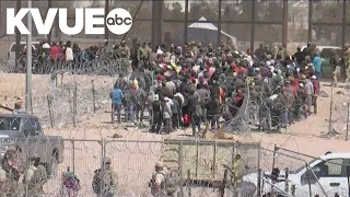 Hundreds of migrants arrested in El Paso after breaching razor wire