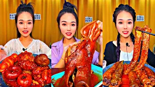 ASMR CHINESE FOOD MUKBANG EATING SHOW | 먹방 ASMR 중국먹방 | XIAO XUAN MUKBANG #79