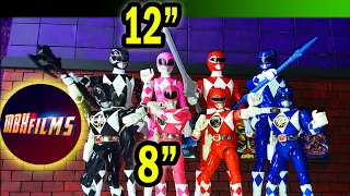 12" Hasbro Power Rangers Figures = Weapons for 1993 8" Action Figures?