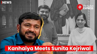 Election 2024: Kanhaiya Kumar Meets Arvind Kejriwal's Wife Sunita Kejriwal