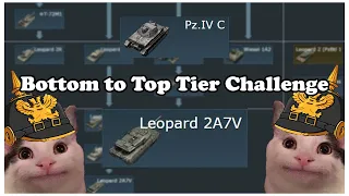 Playing the WHOLE German Leopard Line - Bottom Tier to Top Tier