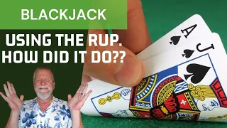 Blackjack. The Finally. Using The RUP. BEST MOVE IN GAMBLING.