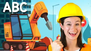 ABC Songs for Kids - ABC "Alphabet Construction" 👷🚧   Learn the Alphabet