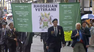 Rhodesian and South African Veterans March | ANZAC Day 2022