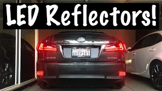 LED Bumper Reflector Install! | Lexus IS250