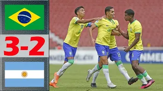 Argentina vs Brazil FULL Highlights | CONMEBOL SUB17 2023 Final Group | 4.23.2023