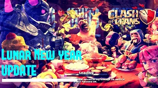 LET'S PLAY NEW UPDATE OF CLASH OF CLANS // LUNAR NEW YEAR 2018