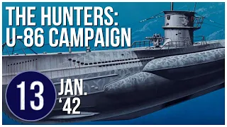 The Hunters Campaign / Playthrough - GMT Games - Wargame - U-boat Solitaire Patrol 13