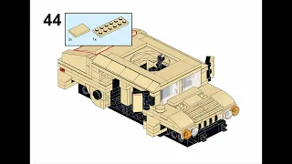 How to build Lego Military Humvee!
