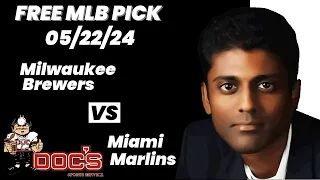 MLB Picks and Predictions - Milwaukee Brewers vs Miami Marlins, 5/22/24 Free Best Bets & Odds