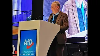 AKTUELL : AFD LANDESPARTEITAG AM 20.MÄRZ IN FRANKFURT / ODER. AUFSTELLUNGSREDE DR. ALEXANDER GAULAND