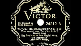 1933 HITS ARCHIVE: We’ve Got The Moon And Sixpence - Ray Noble (Al Bowlly, vocal)