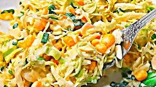 САЛАТ ЗА 5 МИНУТ! Настолько вкусный, что на столе не остаётся! Такой на каждый день.