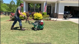 Aerate your lawn yourself!