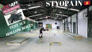 СТЕПА SKATING IN VIETNAM TEST ACE HOLLOW BOLTS SAIGON SKATEPARK А МЫ КАТНУЛИ В СКЕЙТПАРКЕ У РАДУГИ