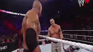 John Cena & The Rock VS The Miz & R.Truth | Super classic match