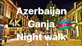 Walking tour along the most famous historical street of Ganja-[4K HDR]-Azerbaijan #azerbaijan #ganja