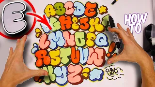 How To Draw Throwie Graffiti Letters Tutorial Basic To Advanced