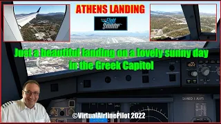 MSFS | LANDING IN ATHENS | AEGEAN FLIES IN FOR A LOOK AT FLYTAMPA!