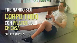 Treinando seu CORPO TODO com PILATES SOLO em casa