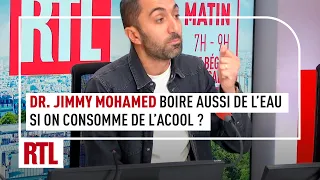 Dr. Jimmy Mohamed : boire aussi de l'eau si on consomme de l'alcool ?