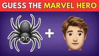 Guess The Marvel Character by Emoji? Guess the Superhero by only 2 Emoji! 🕷🦸 Marvel & DC Superheroes