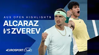 Alexander Zverev v Carlos Alcaraz | Quarter-Final | Extended Australian Open 2024 Highlights 🇦🇺