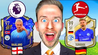 Ich habe mit dem BESTEN STÜRMER jeder TOP 10 Liga gespielt! ⚽️