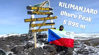 Výstup na Kilimanjaro - Uhuru Peak 5895 m - nejvyšší horu Afriky stojící v Tanzanii
