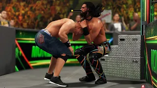 WWE 2K23 - Seth "Freakin" Rollins vs John Cena - Gameplay (PS5 UHD) [4K60FPS]