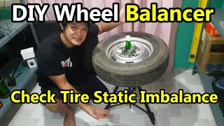 DIY Wheel Balancer ( Check Tire Static Imbalance)