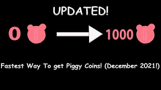 Roblox Piggy | FASTEST Way To Get Piggy Tokens/Coins As Of December 2021!