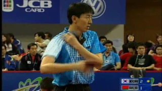 Table Tennis   Oh Sang Eun vs Vladimir Samsonov WTTC 2005