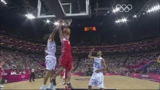 Russia Win Men's Basketball Bronze v Argentina - London 2012 Olympics