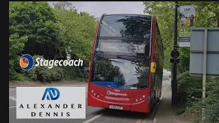 {Stagecoach London:  330 from Pontoon Dock to Wanstead Park Station} Alexander Dennis E400