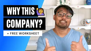 Why Do You Want to Work for this Company ? + FREE Worksheet | Awesome Answers Series