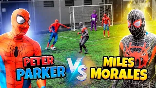 RACHÃO DO HOMEM ARANHA! PETER PARKER vs MILES MORALES! 🕷️⚡ (jogo emocionante)