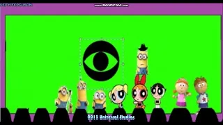 MinionS And Powerpuff girls Cinema Theater Green Screen Low Tone