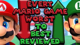 Ranking Every Mario Game From Worst to Best Reviewed