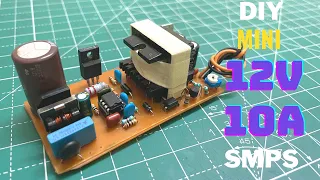 DIY MINI 12V 10A SMPS WITH UC3843