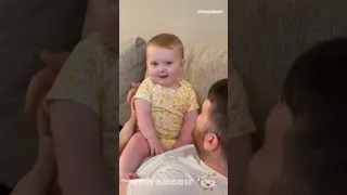 Babies And Dad Super Funny Moments : Try Not To Laugh ! | #95 | funny baby videos