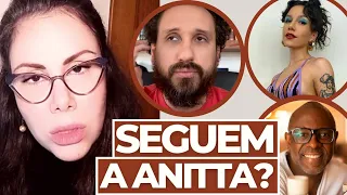 Sarah Sheeva, André Valadão e Nikolas Ferreira criticam cristãos que seguem Anitta nas Redes sociais