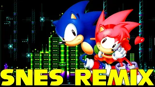 Sonic CD [US] - Quartz Quadrant Good Future (SNES Remix)