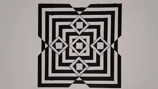 Anamorphic illusion, OP Art Ideas, Optical illusion, 3D art, obstacle drawing