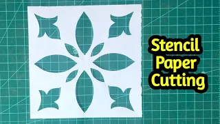 Stencil Cutting | Rangoli & Wall Stencil | Paper Cutting | Indian Craft