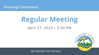 04/27/2023 - Planning Commission