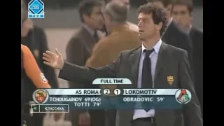 Рома 2-1 Локомотив. Лига чемпионов 2001/2002